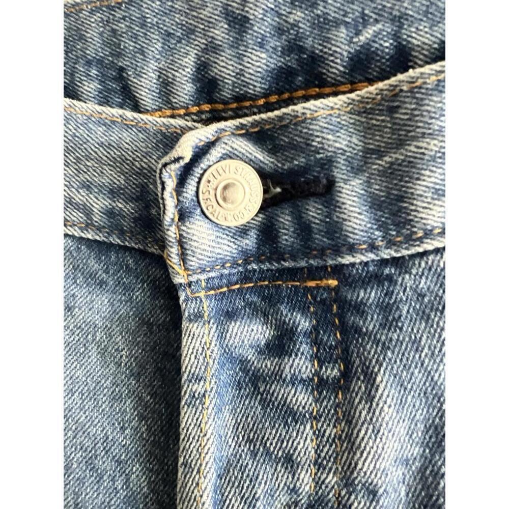 Levi’s 501 93’ Jeans Men’s 38x30 Premium Big E Logo Tab Button Fly Distressed - Picture 3 of 9
